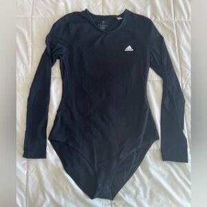 Adidas Black Long Sleeve Bodysuit